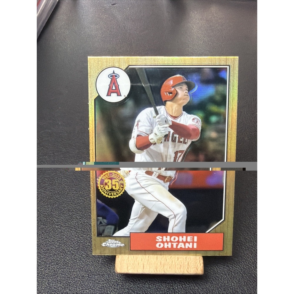 2022 Topps Chrome 35th Anniversary - 1987 Topps Refractor Ohtani #87BC-2
